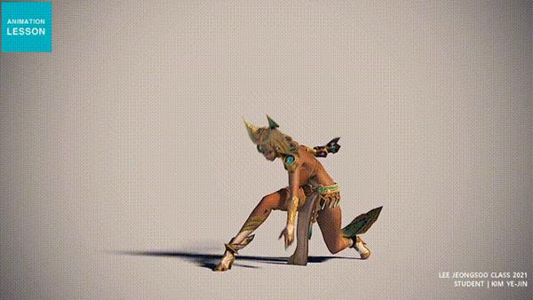 视频课程游戏动画零基础入门之美女连击动作设计