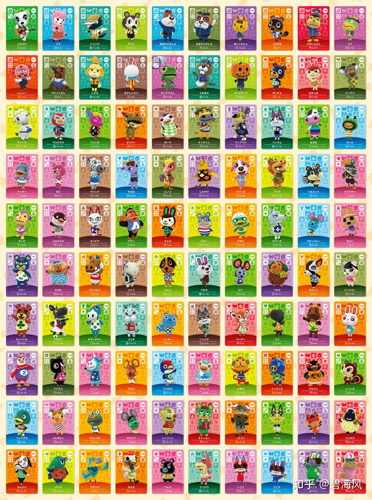 集合啦动物森友会amiibo大全动森amiibo