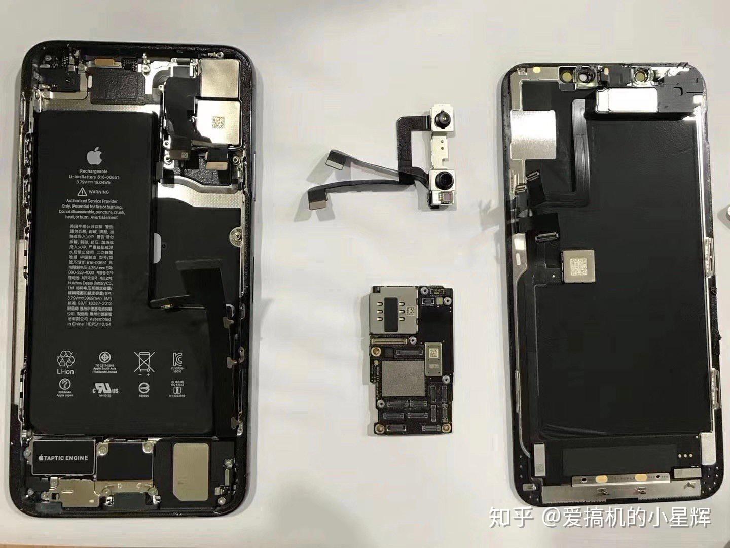 iphone 11系列拆解 主板变小