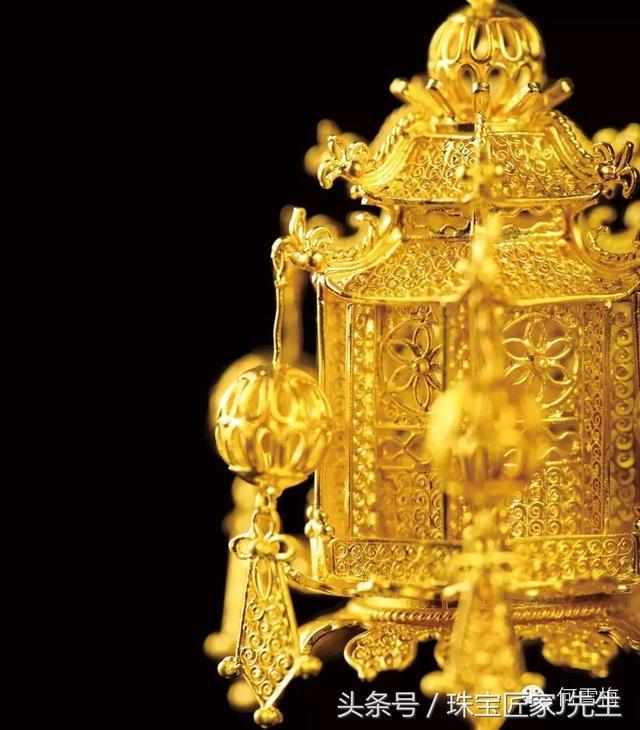 ▽鴻▽清朝時代 純銀塗金 花絲工芸 象嵌翡翠腕輪 時代物 中国古