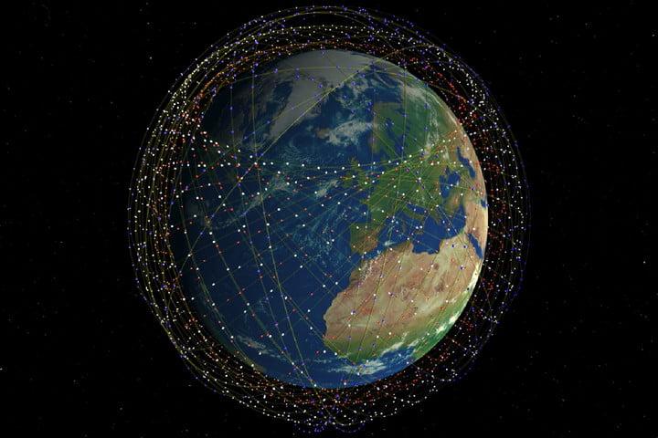 簡單說就是12,000顆近地衛星(350-1500km的leo軌道上)編織成一張大網