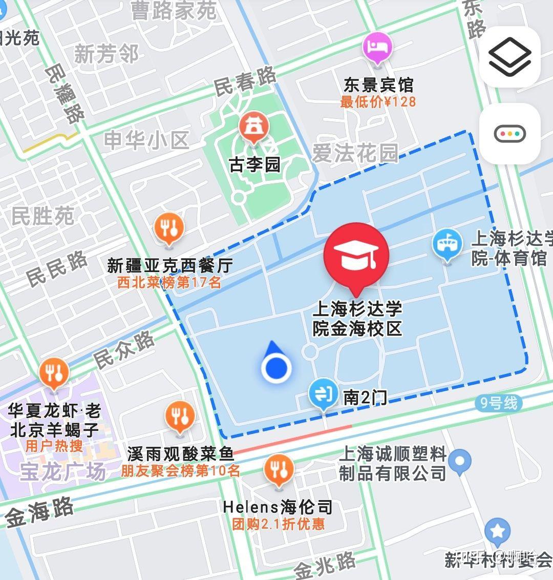 上海建桥学院位置图片