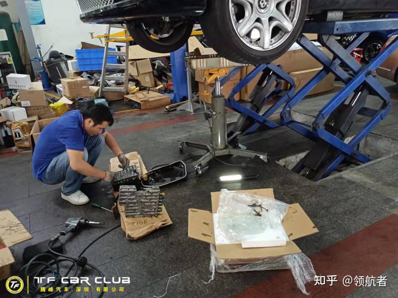 宾利飞驰变速箱维修案例