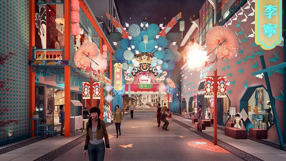 商业街怎么玩转国潮十里云间国潮文旅型慢步街区告诉你