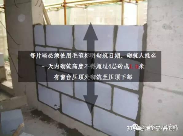 加气混凝土砌块施工要点标准规范