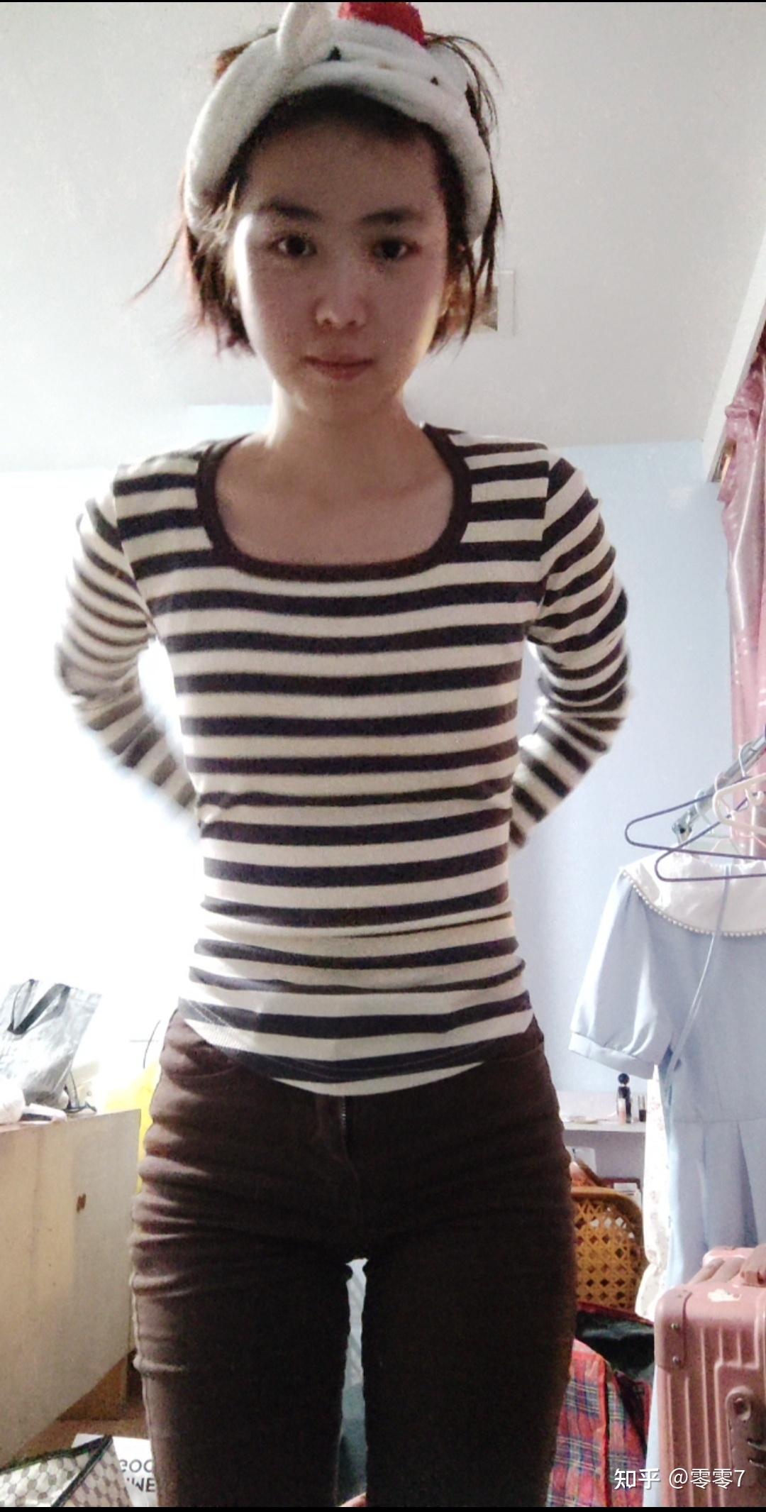 人高(170 )胸大的女生是不是特别显胖?