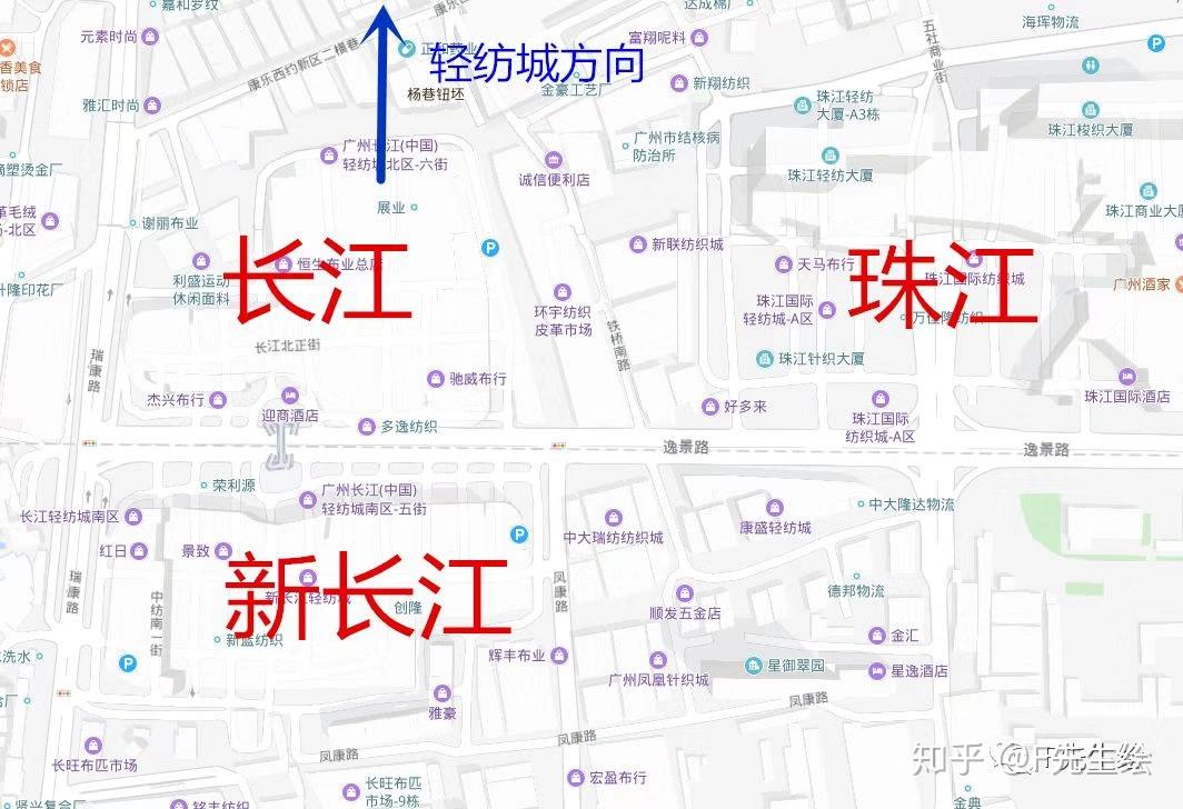 广州中大布匹市场地图图片