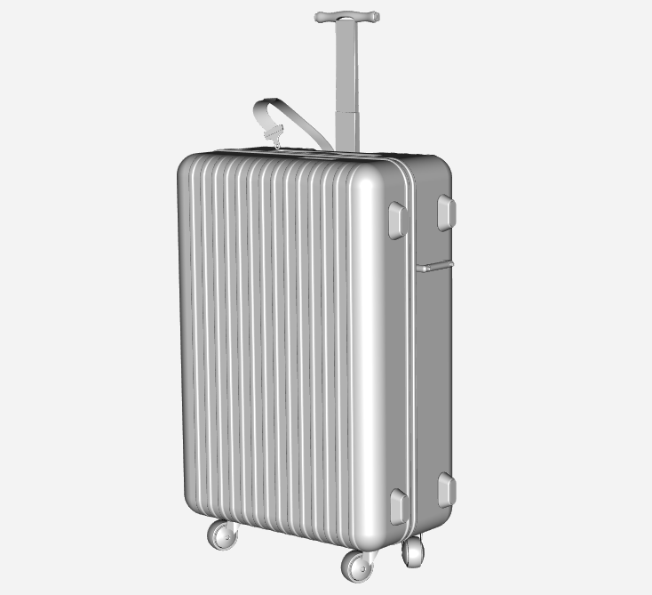 3d模型分享行李箱3d模型