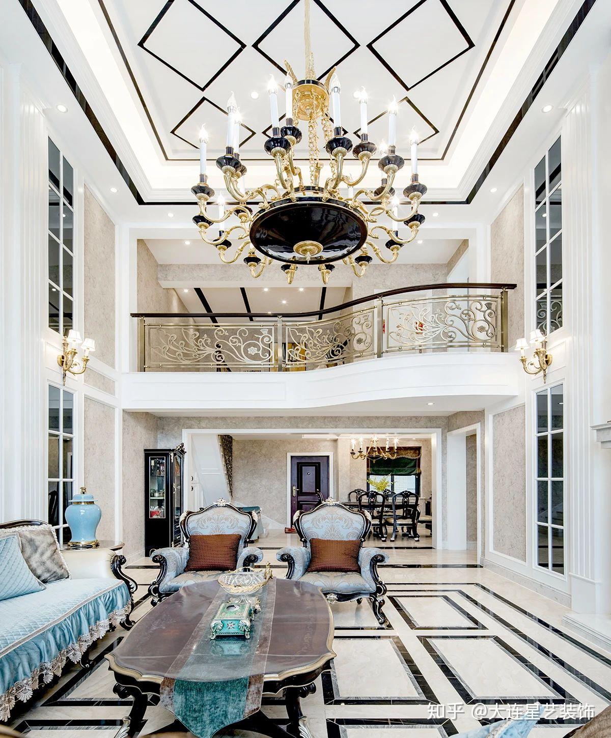 大连别墅装修风格大全唯美浪漫的新古典风格