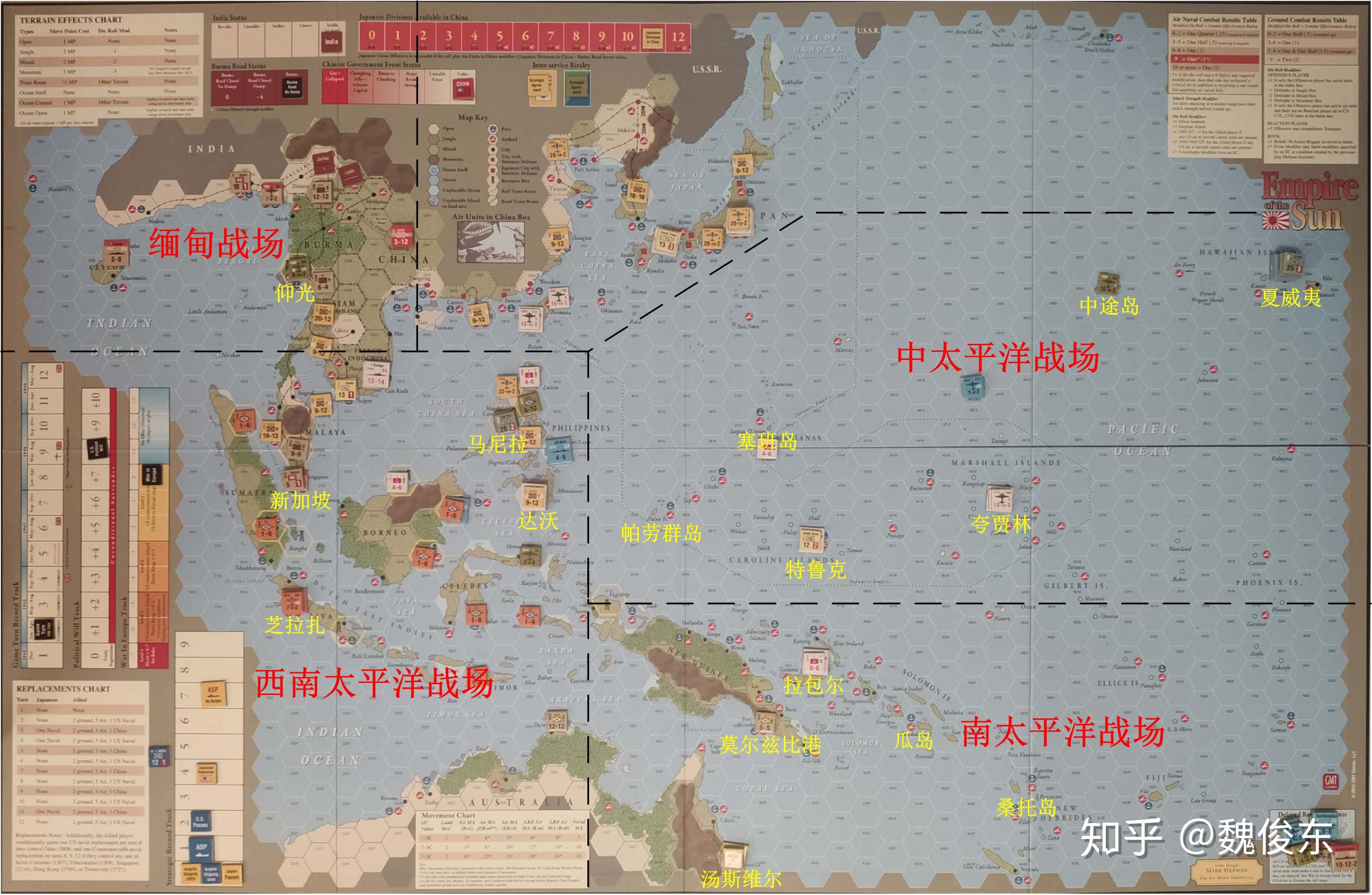 兵棋太阳帝国empireofthesun单人推演战报一游戏介绍与第2回合推演