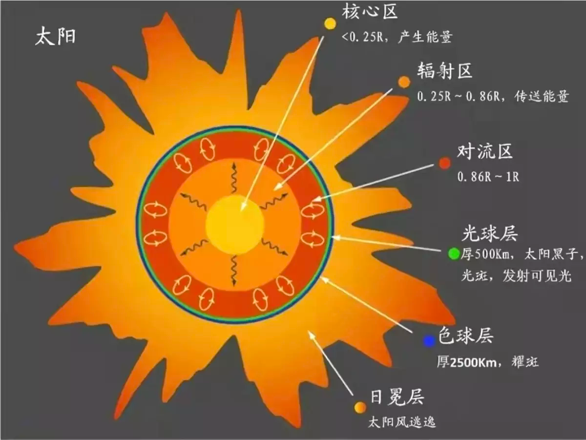 太阳黑子是什么东西图片