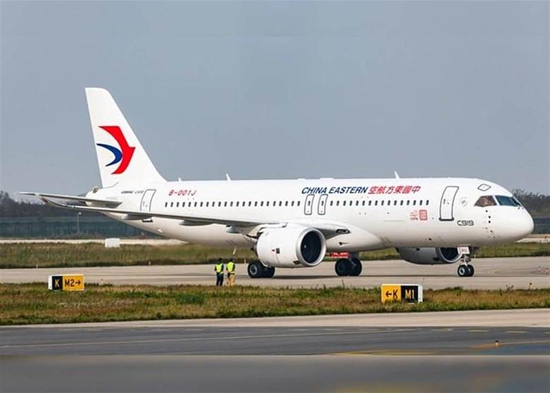 东航涂装c919在上海浦东机场完成首次试验飞行 - 知乎