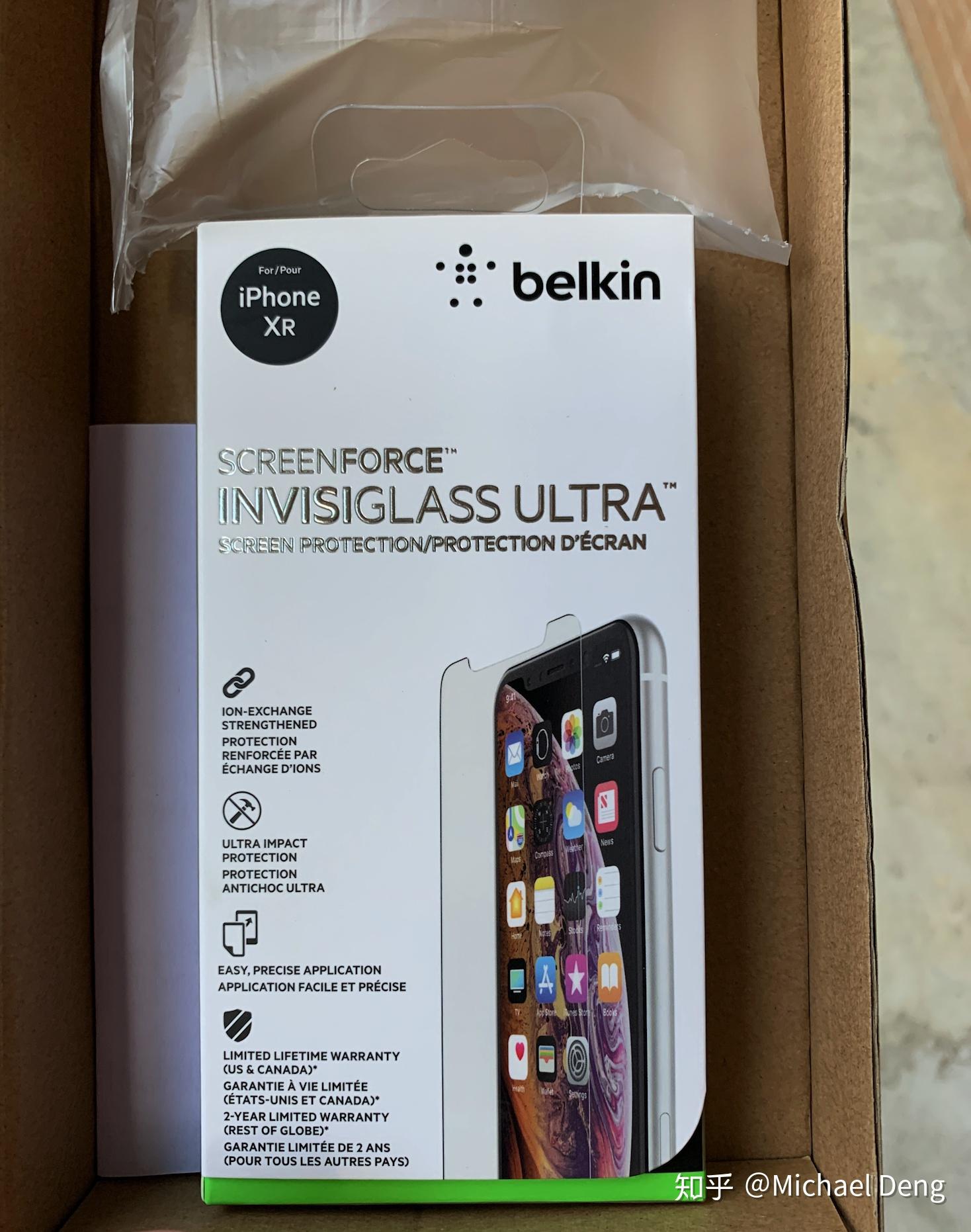 belkin 贝尔金钢化膜售后分享