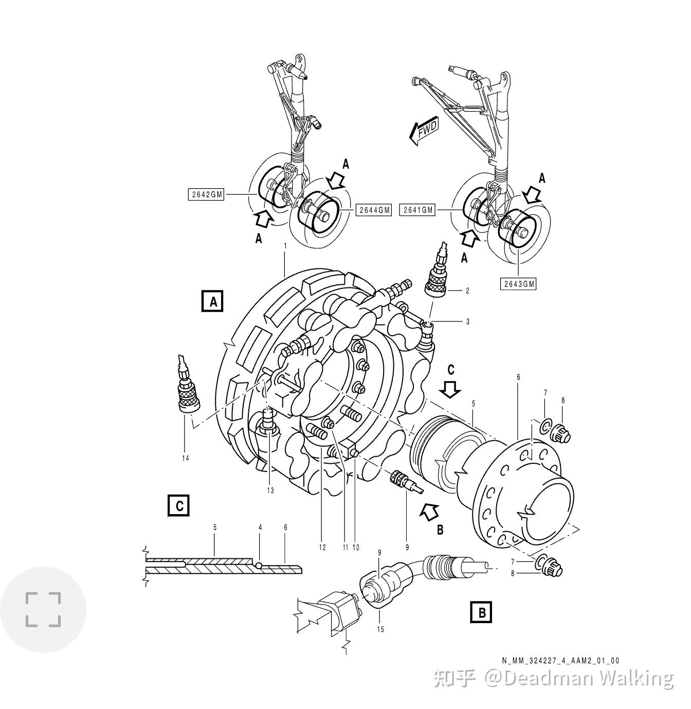 飞机机轮刹车系统中,液压缸缩回后,动盘和静盘怎么分离? - 知乎