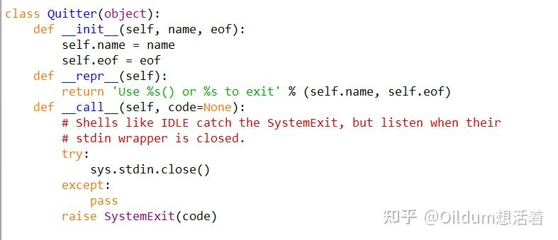 python exit()与quit()的区别是什么？ - 知乎