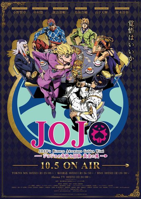 Jojo的奇妙冒险黄金之风 日本动画 知乎