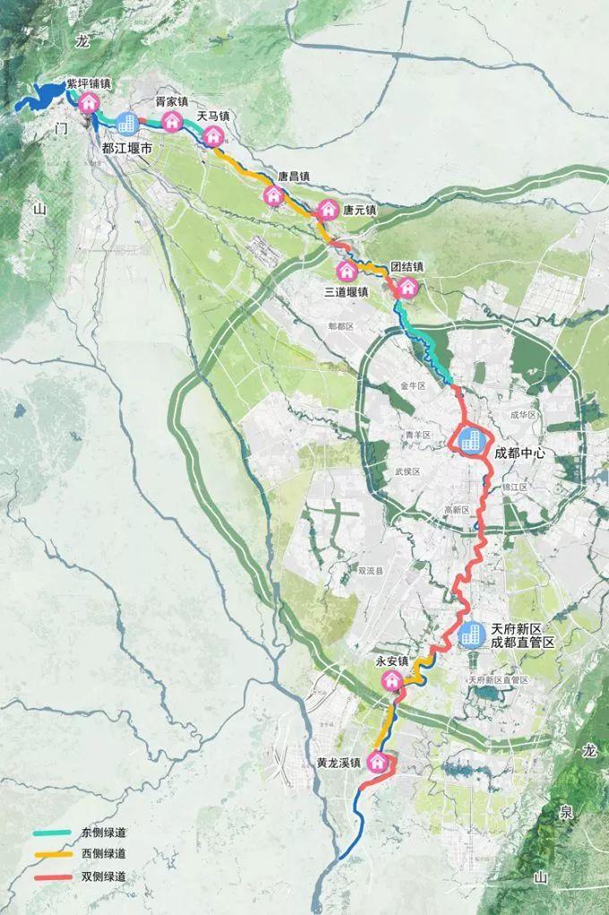 巴适,锦江绿道今天开建!跟着我们的"船"提前领略240公里大美风景