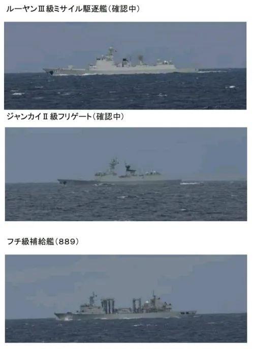 中國海軍052d型導彈驅逐艦蘇州艦,054a型導彈護衛艦南通艦與903型綜合