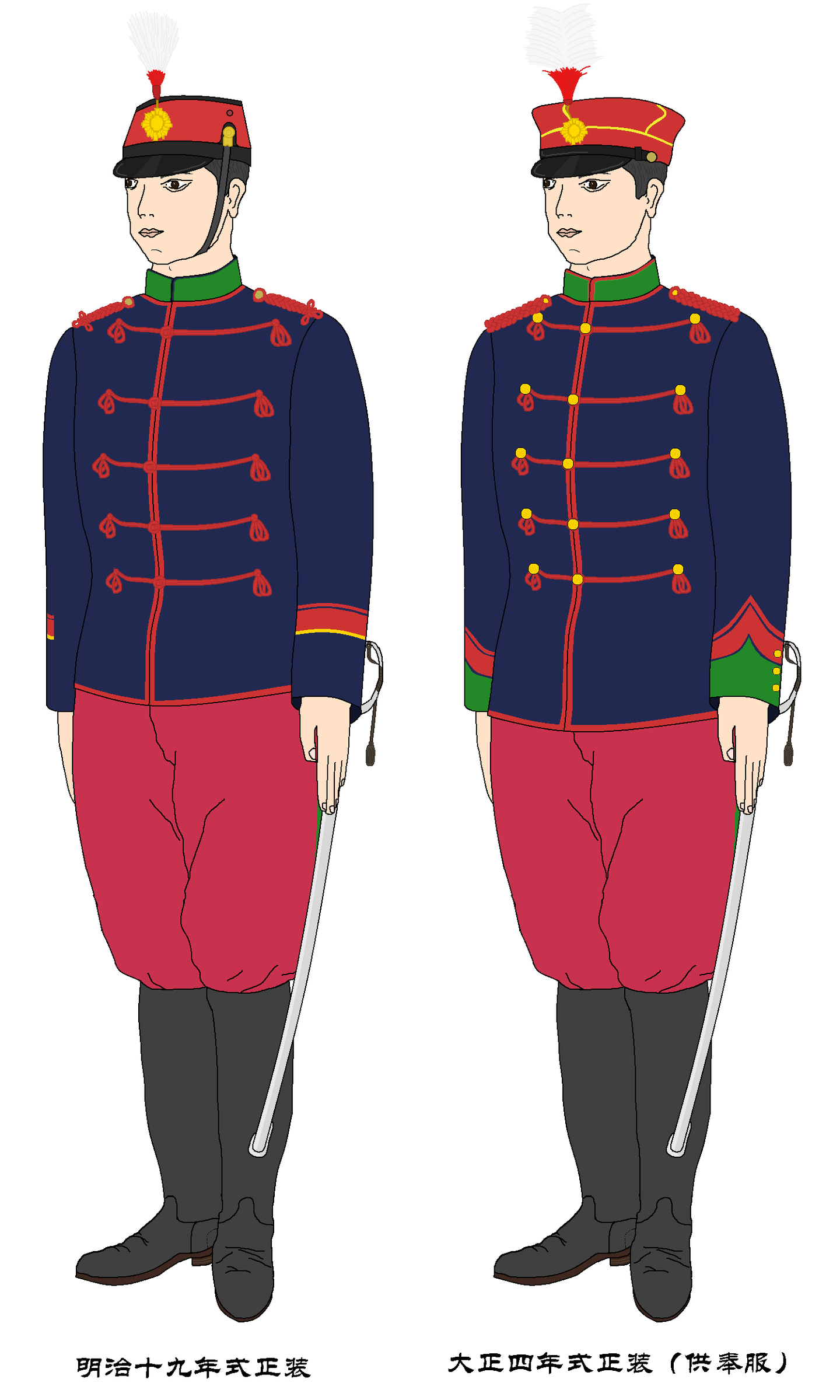 日本近卫骑兵之“供奉服” - 知乎