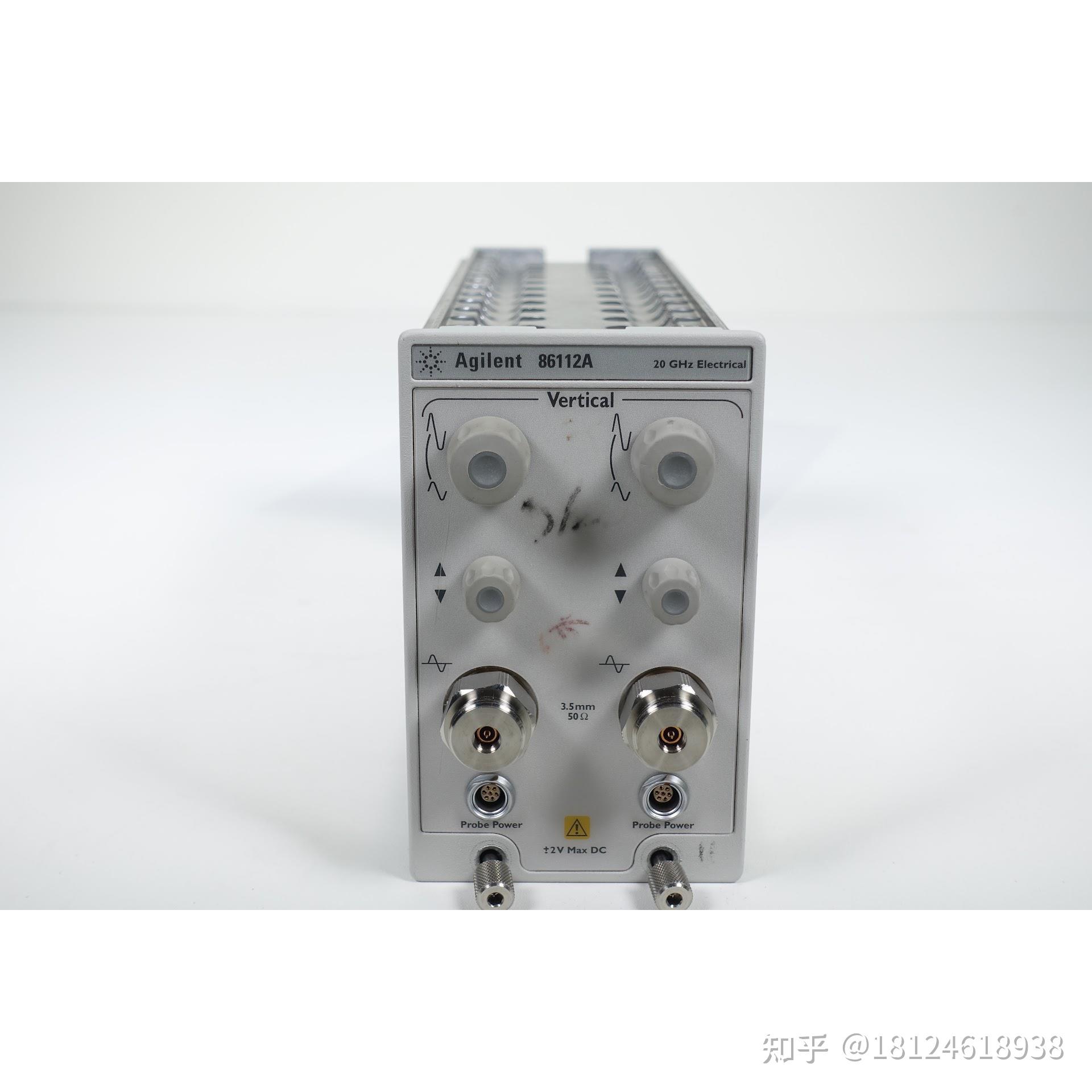 安捷伦Agilent 86112A 20GHz双通道电模块 - 知乎