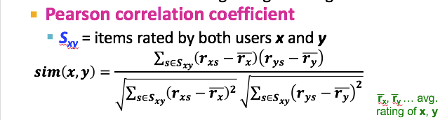 皮尔逊相关系数和余弦相似性的关系