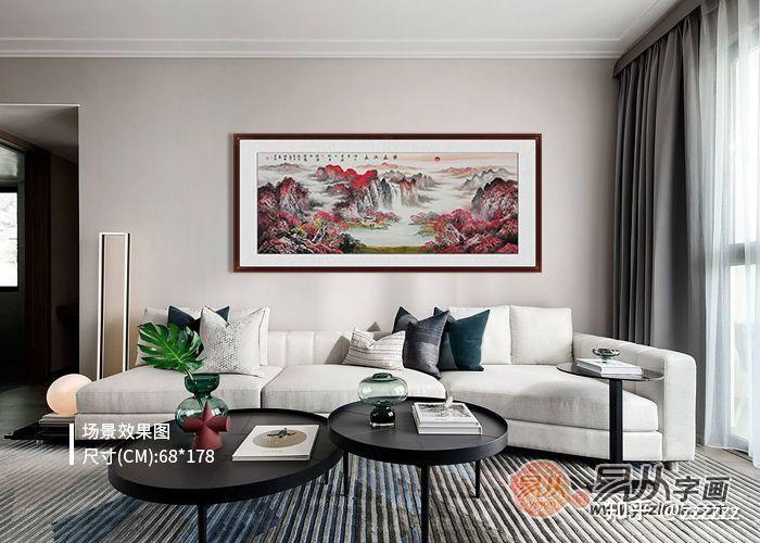 家居客厅装饰 名家山水画更显韵味 诸明作品 - 知乎