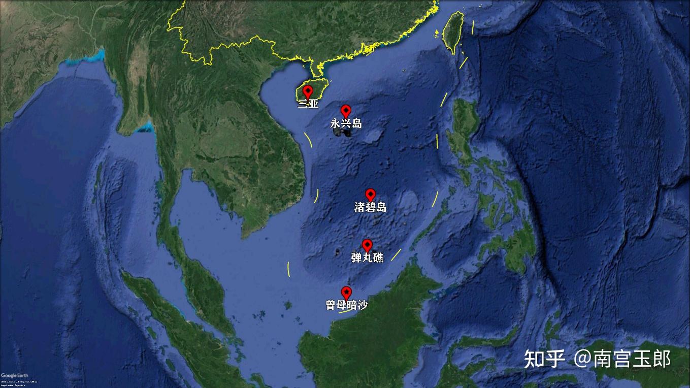 曾母暗沙的地理位置图片