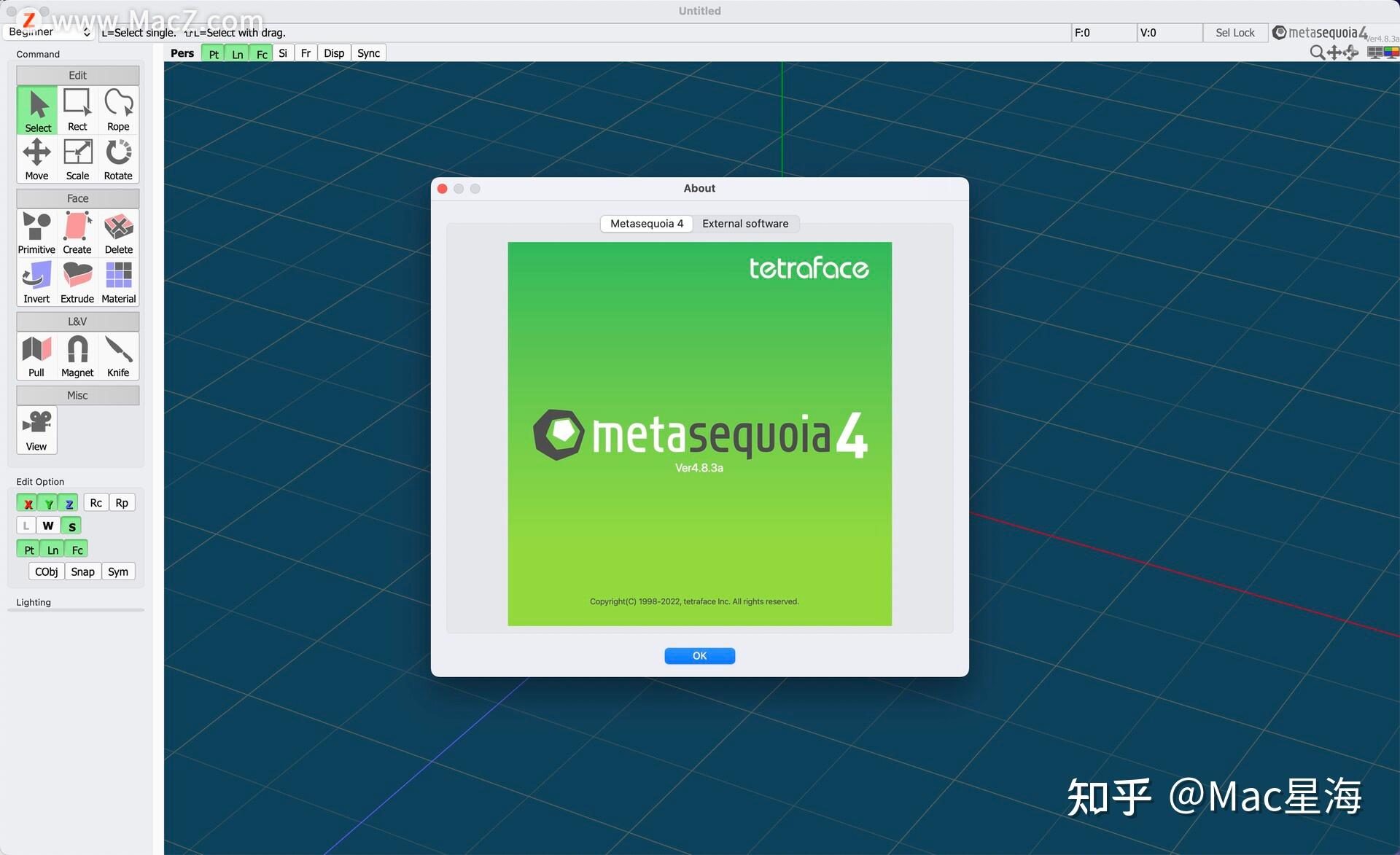 for mac instal Metasequoia 4.8.6b