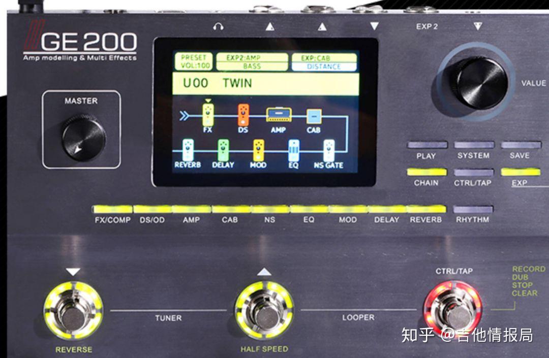 侃琴mooer摩尔ge200的使用感受