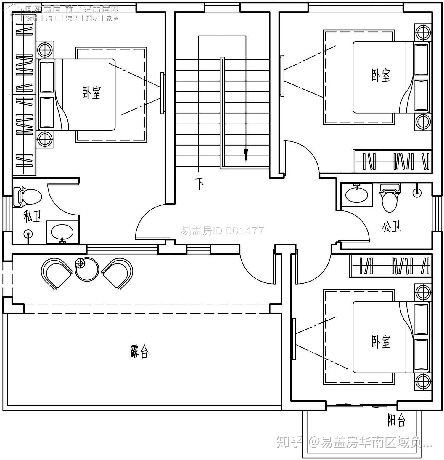 农村三层自建房三层面积120平方米,怎么设计好看? - 知乎