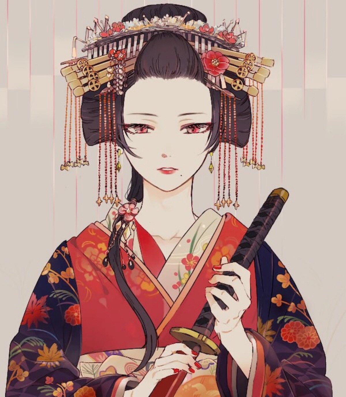 有没有酷酷的女生动漫头像显得高冷那种