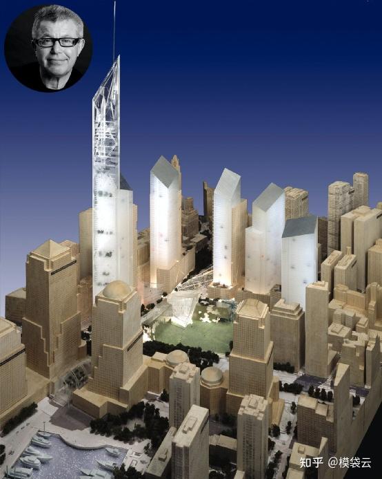 这位波兰裔美国建筑师于2003年2月被任命为被重建世贸中心建筑群的