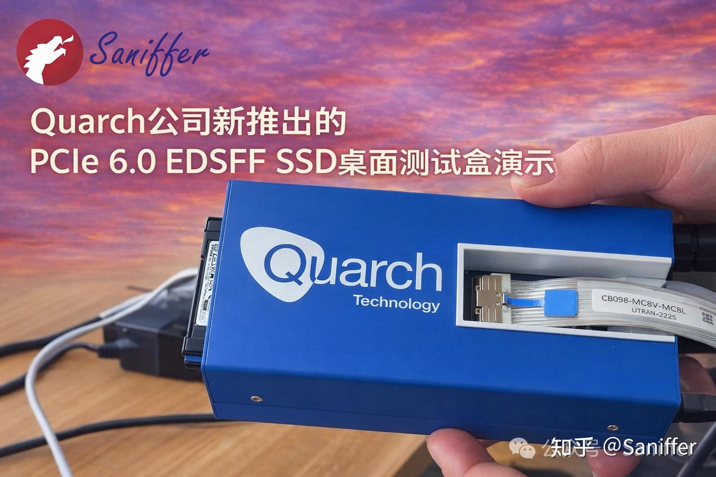 【高清视频】Quarch公司新推出的PCIe 6.0 EDSFF SSD桌面测试盒演示