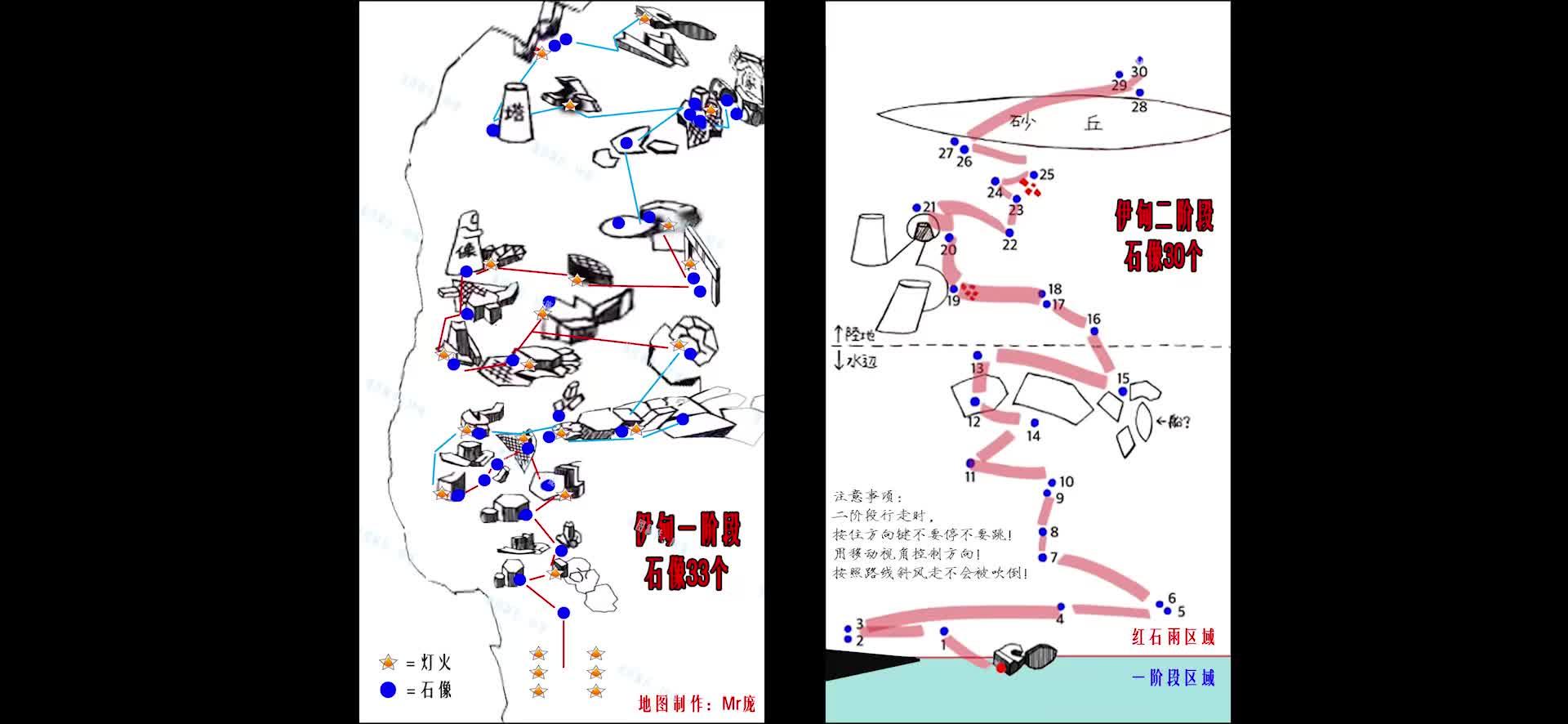 光遇献祭二阶段路线图图片