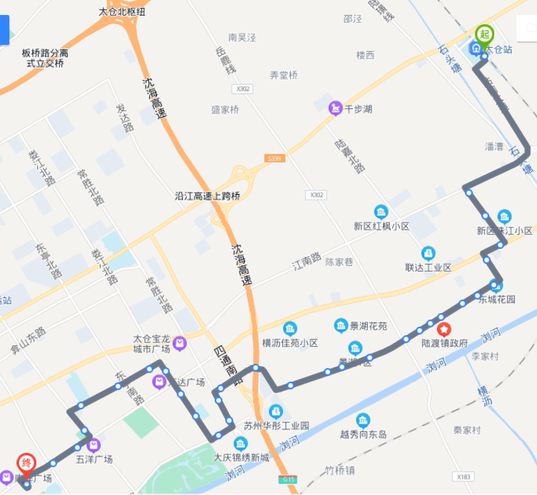 2021年最新江苏太仓火车站途经公交车线路乘坐点及其运行时间查询表
