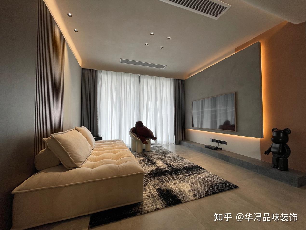 158㎡现代风格装修:低调的色彩,极致的简约之美 - 知乎