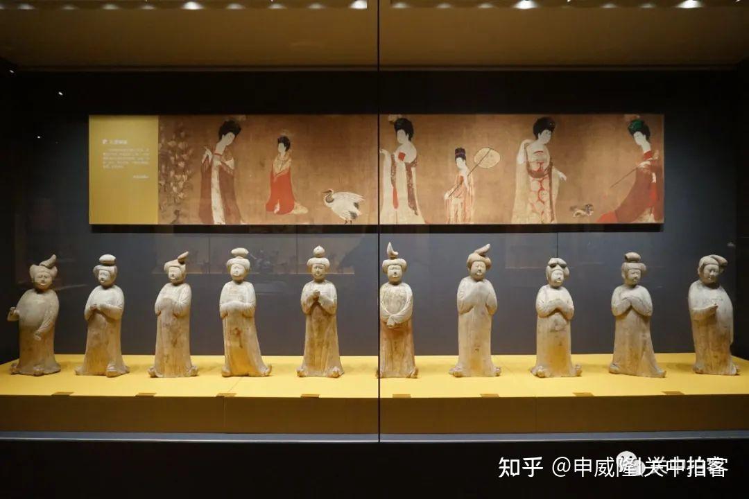 走进西安博物院：看古代陶俑与绘画交相辉映- 知乎 中国切手3