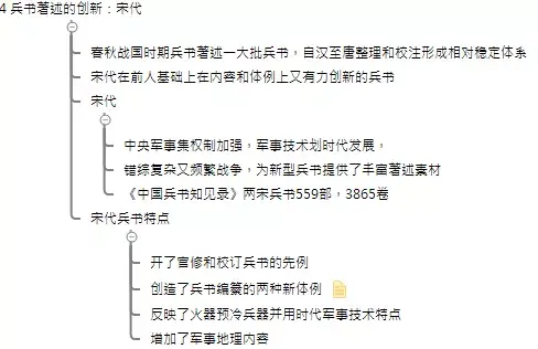 思维导图中国历代兵书古代兵书发展源流