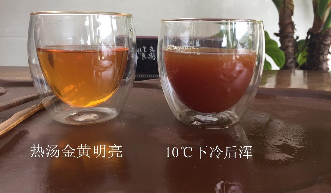 同样是红茶,为什么有些红茶(比如宜兴红)会出现冷后浑的现象,而有些却