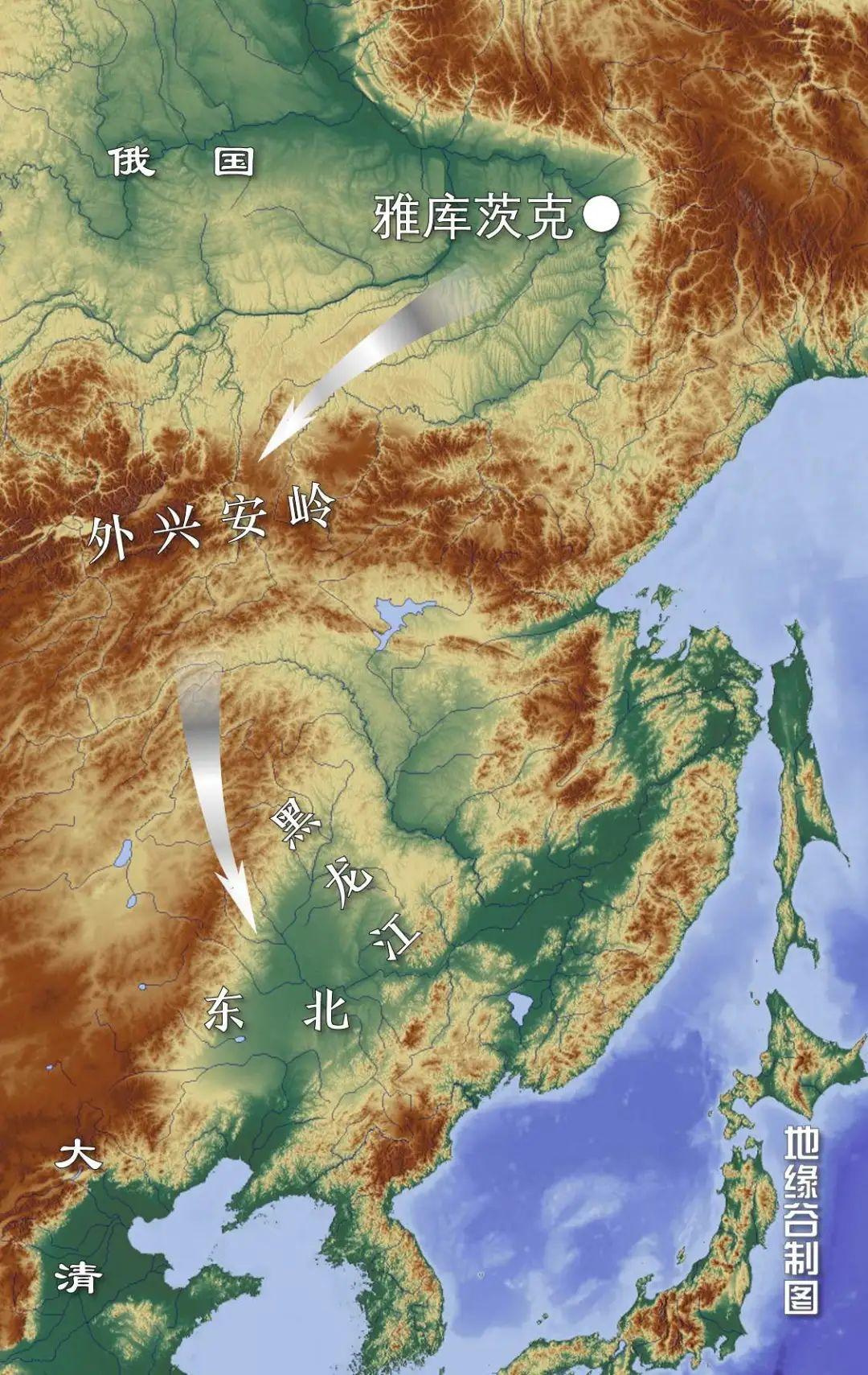 中国控制叶尼塞河以东图片