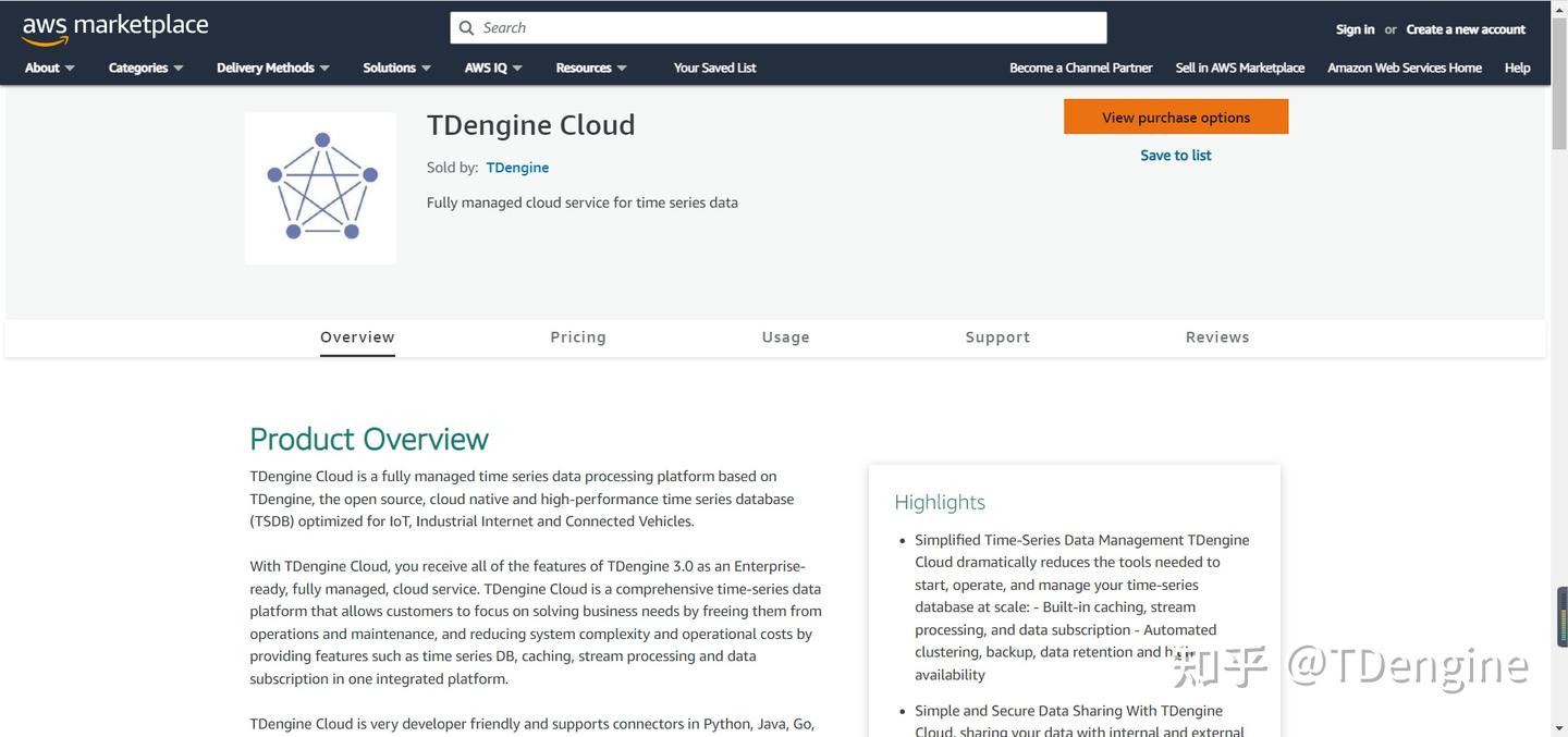 TDengine Cloud 加入 AWS 合作伙伴网络，助力出海企业数字化转型 - 知乎