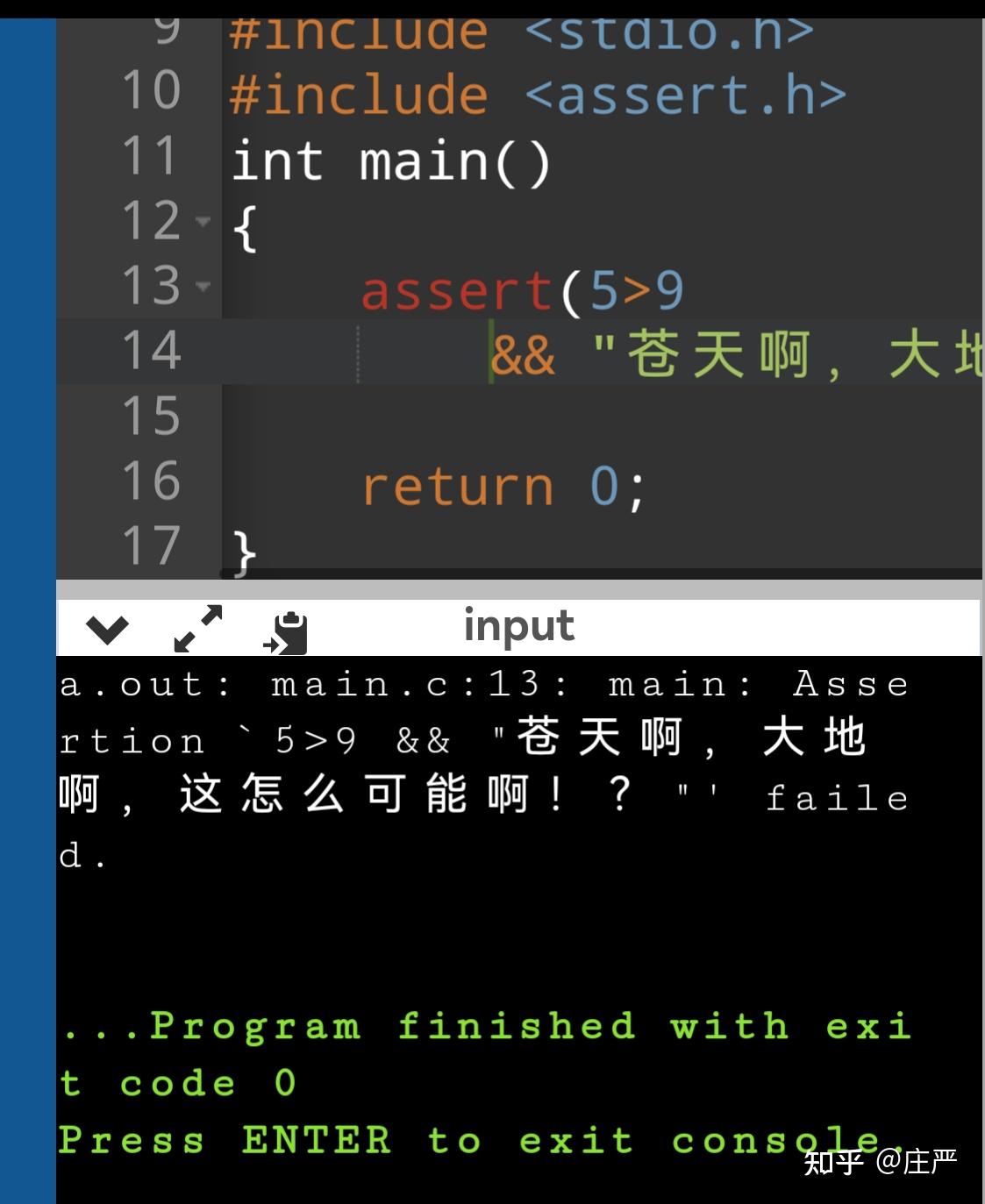 C++ assert只支持一个参数, 是不是未来可以改进呢? - 知乎