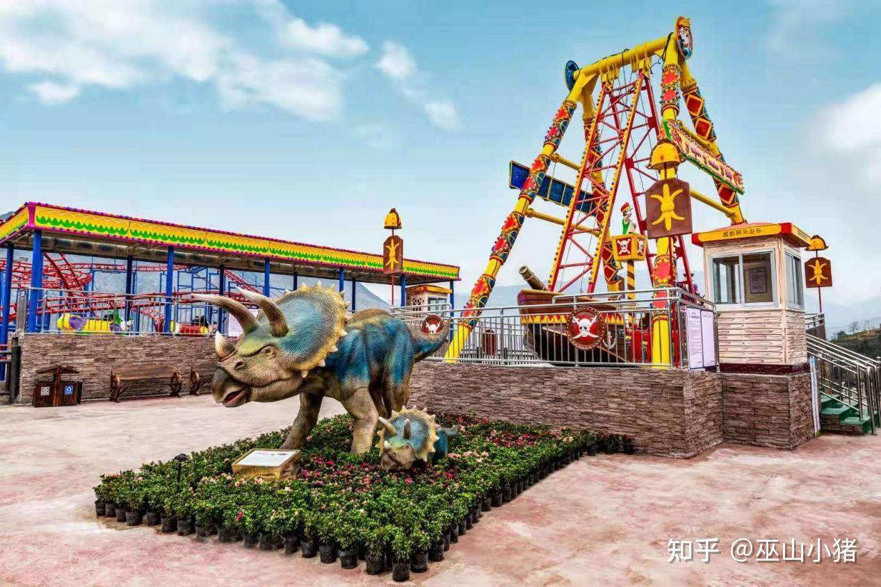 你好春天巫山踏青10分钟车程直达悬崖游乐场