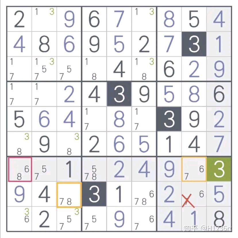 数独中xy wing解法有没有比较通俗易懂的学习方法? - 知乎