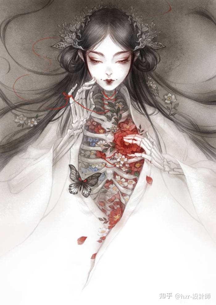 古戈力插画作品分享《狐狸娶亲》封面插画师塑造古风插画艺术经典