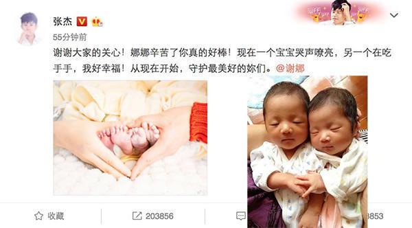 熊黛林也是一胎怀俩娱乐圈生双胞胎的真多