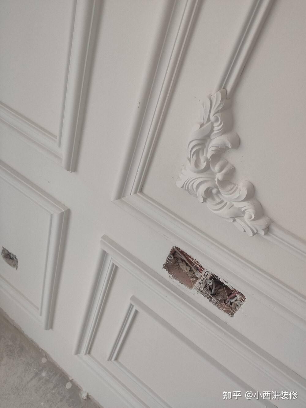 法式装修中我们看到的门框墙上的线条是什么石膏线pu线怎么选怎么装