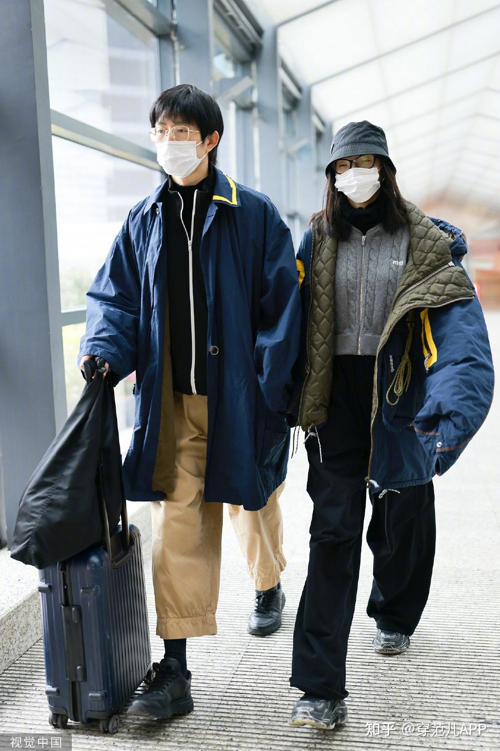 超模金大川雎晓雯穿情侣装好甜啊