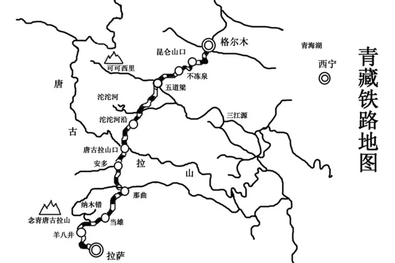 青海沱沱河地图图片