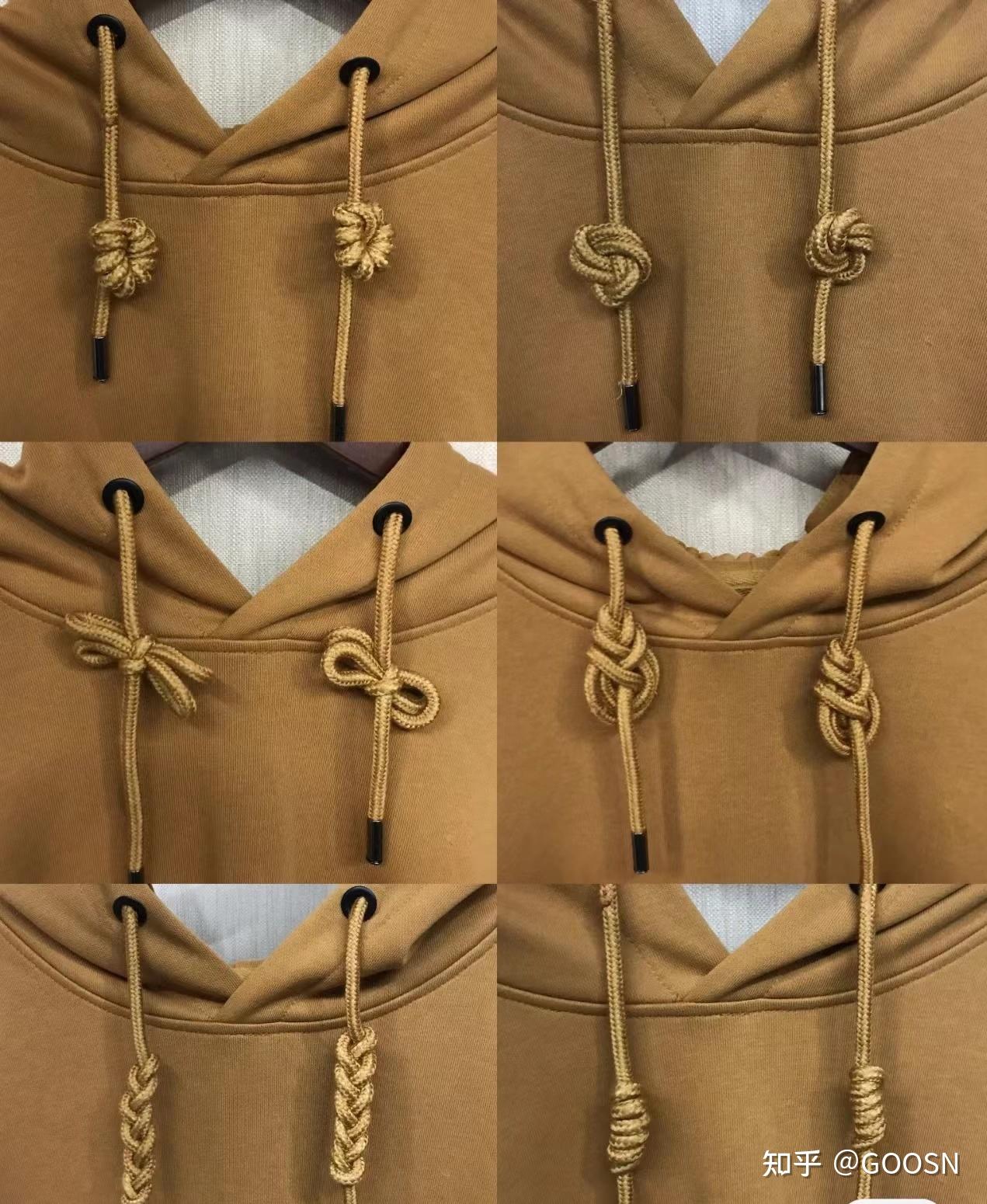 有哪些好看的卫衣绳系法?